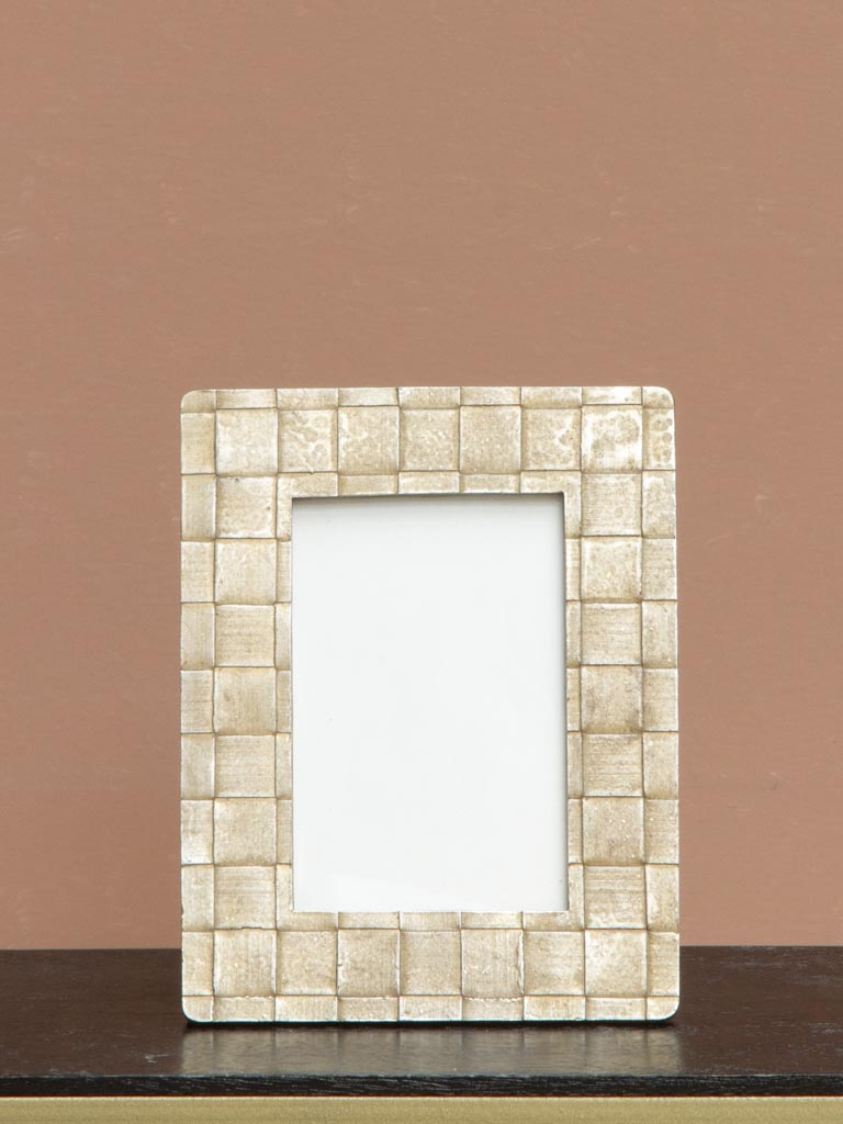 Porte photo carrés argentés (10x15) - 3