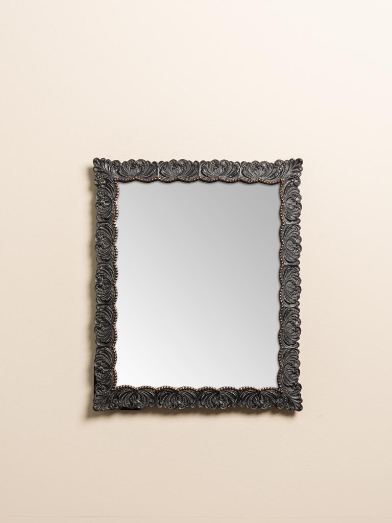 Black volute mirror - 1