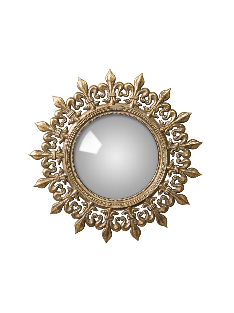 Convex mirror antique gold - 2