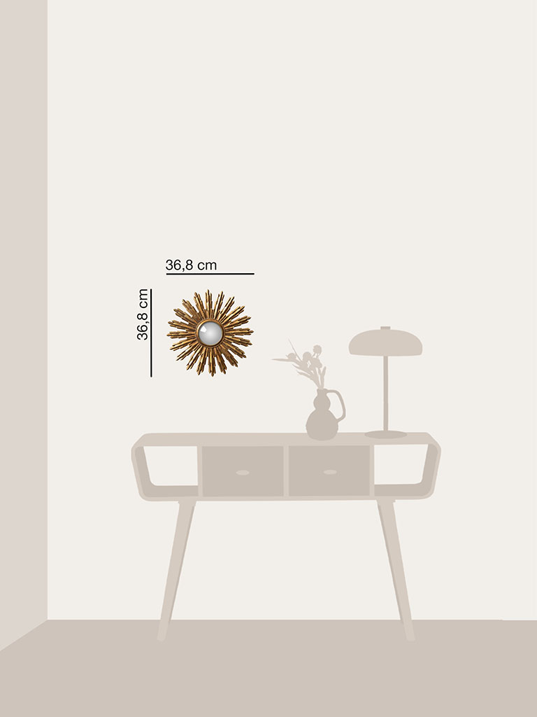 Golden convex mirror covent - 3