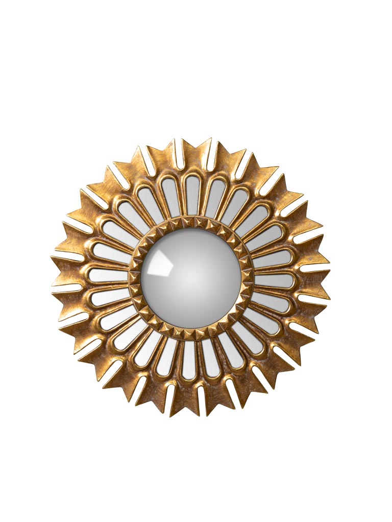 Golden convex mirror Doplo - 2