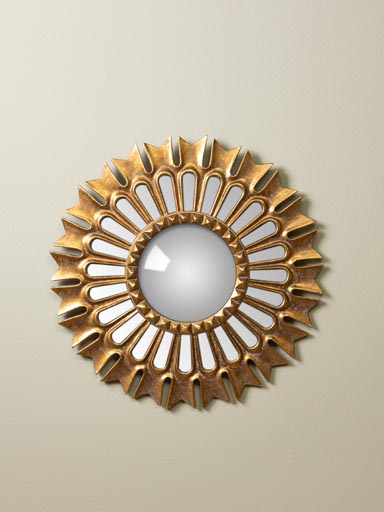 Golden convex mirror Doplo