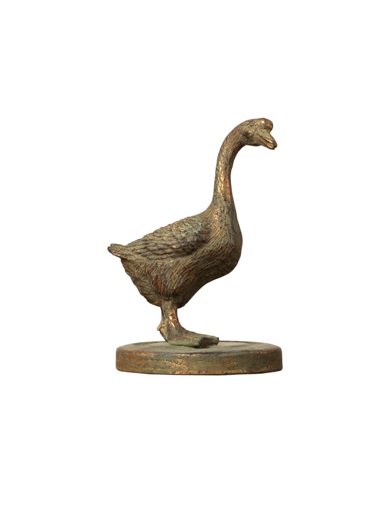 Small goose green patina - 2