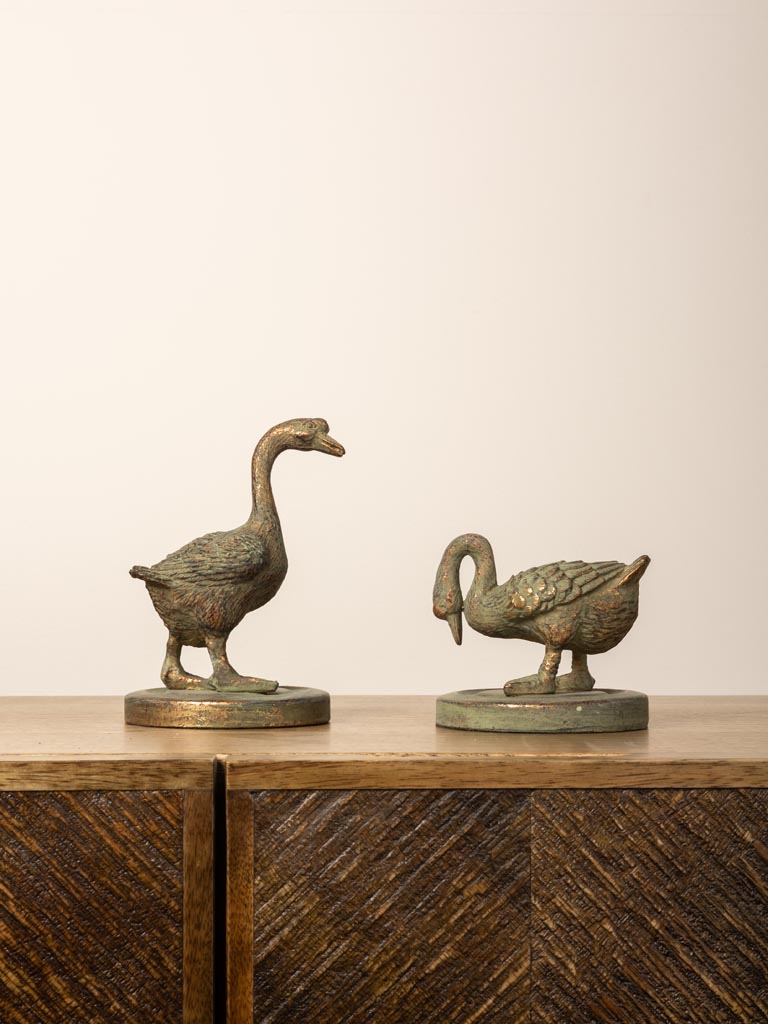 Small goose green patina - 3