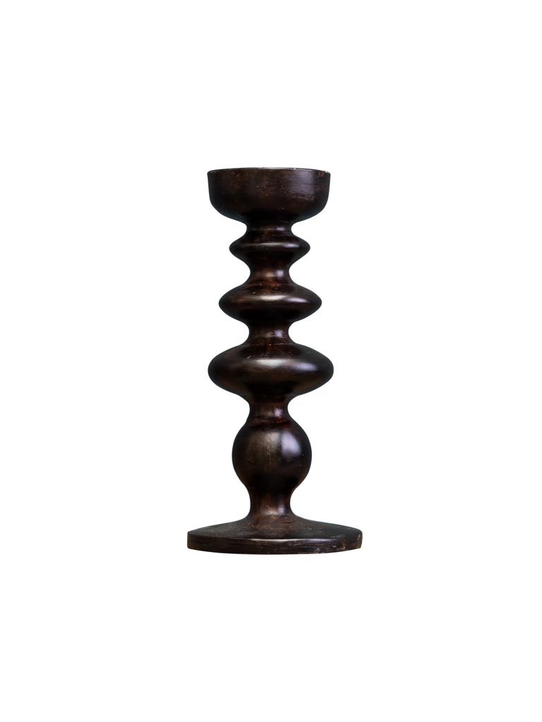 Brown candlestick Truffaut 4 rings - 2