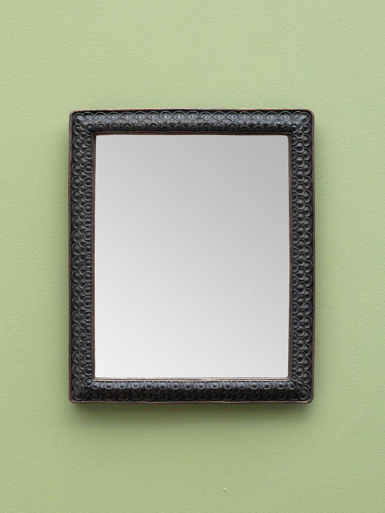 Black and light gold mirror - 6
