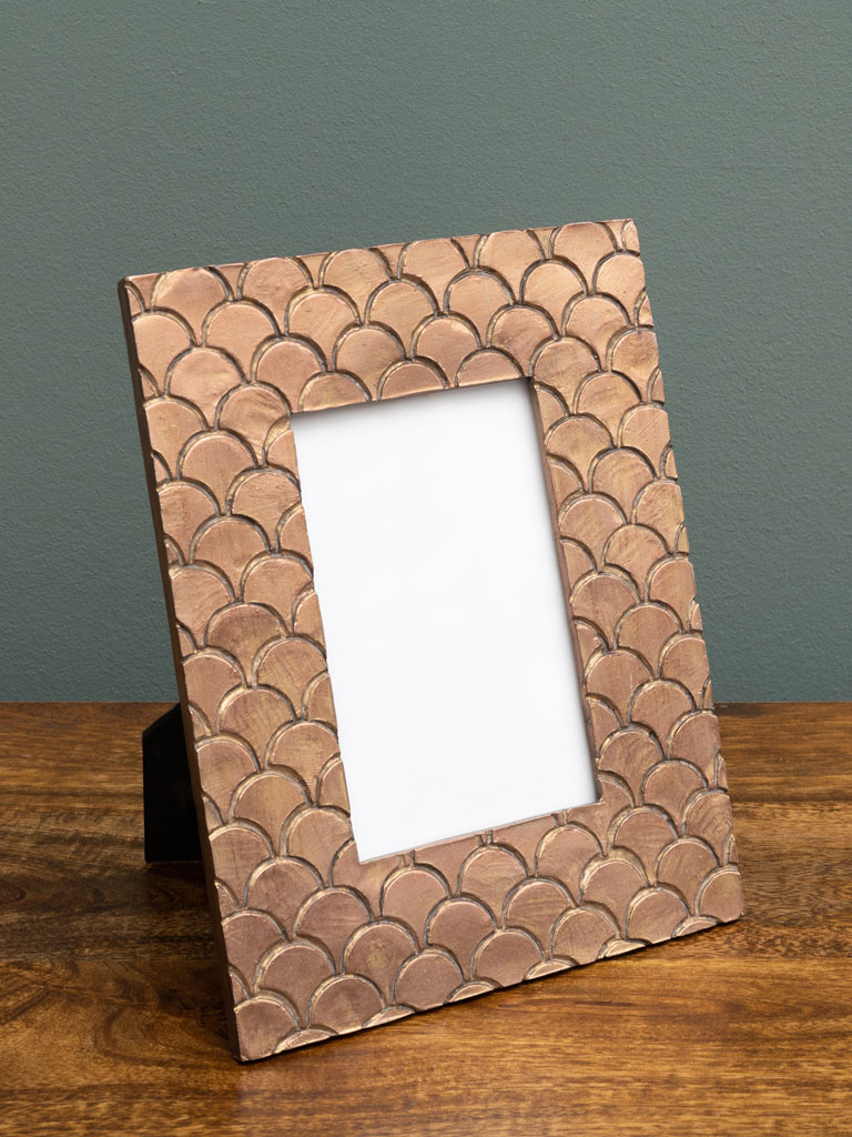 Photo frame rosegold scales (10x15) - 1