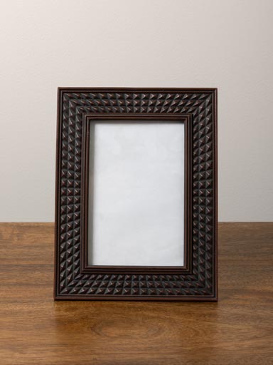 Porte photo pointillés marrons (10x15)