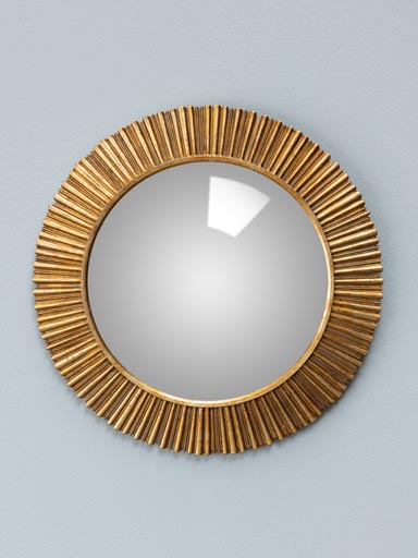Large golden convex mirror Sanctus