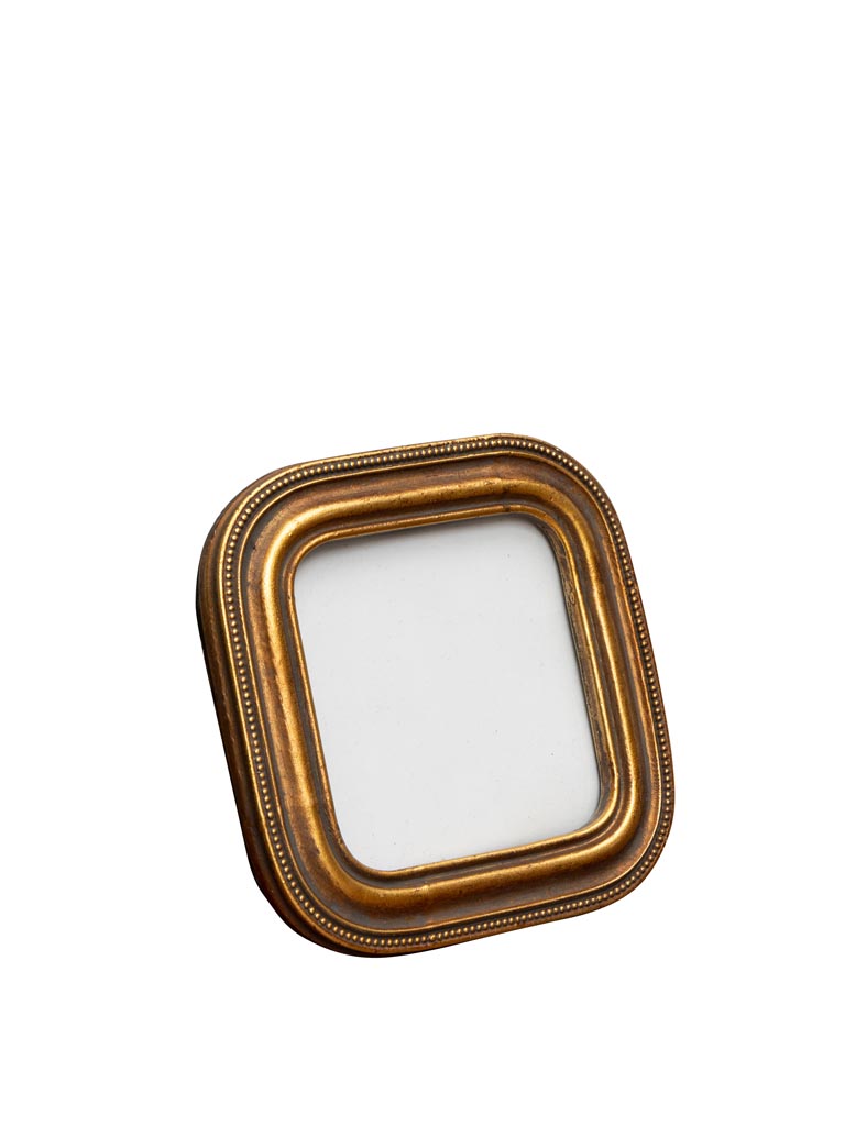 Small golden frame with rounded edges (9x9) - 2