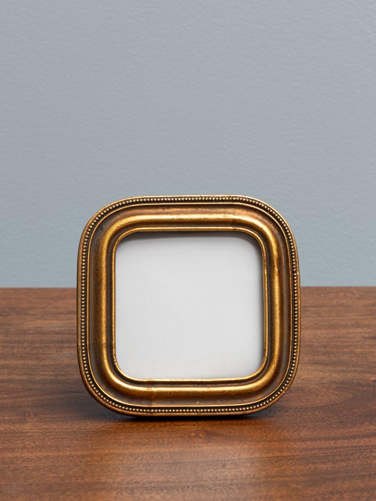 Small golden frame with rounded edges (9x9) - 3