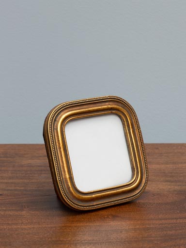 Small golden frame with rounded edges (9x9)