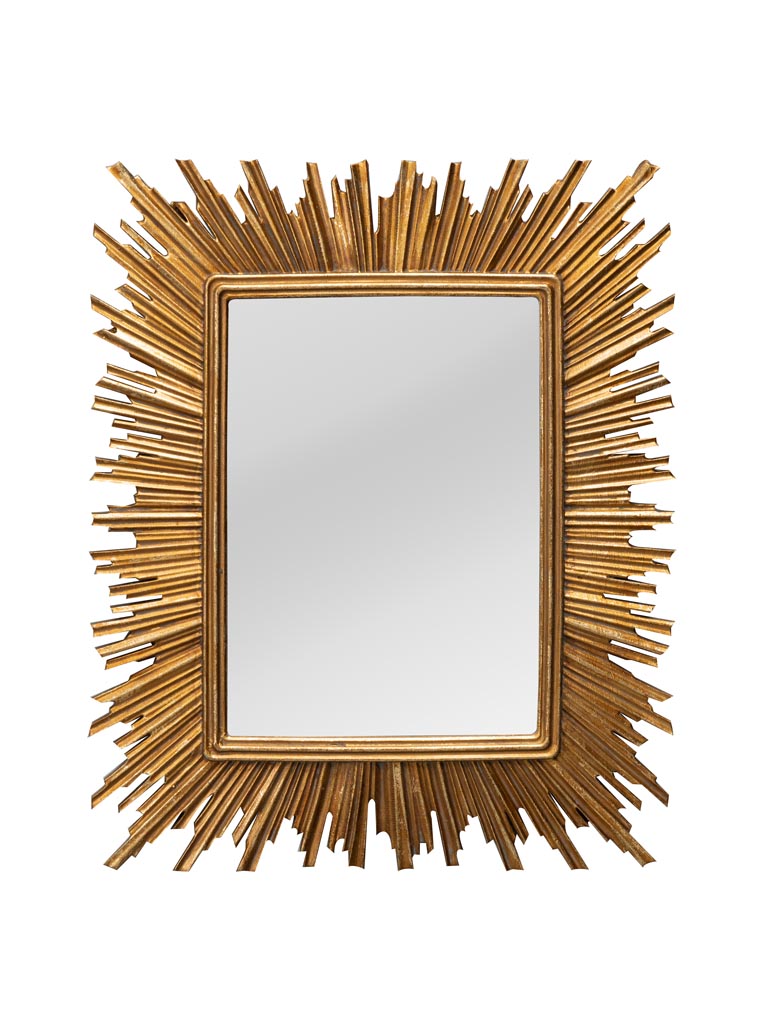 Convex sun rectangular mirror - 2