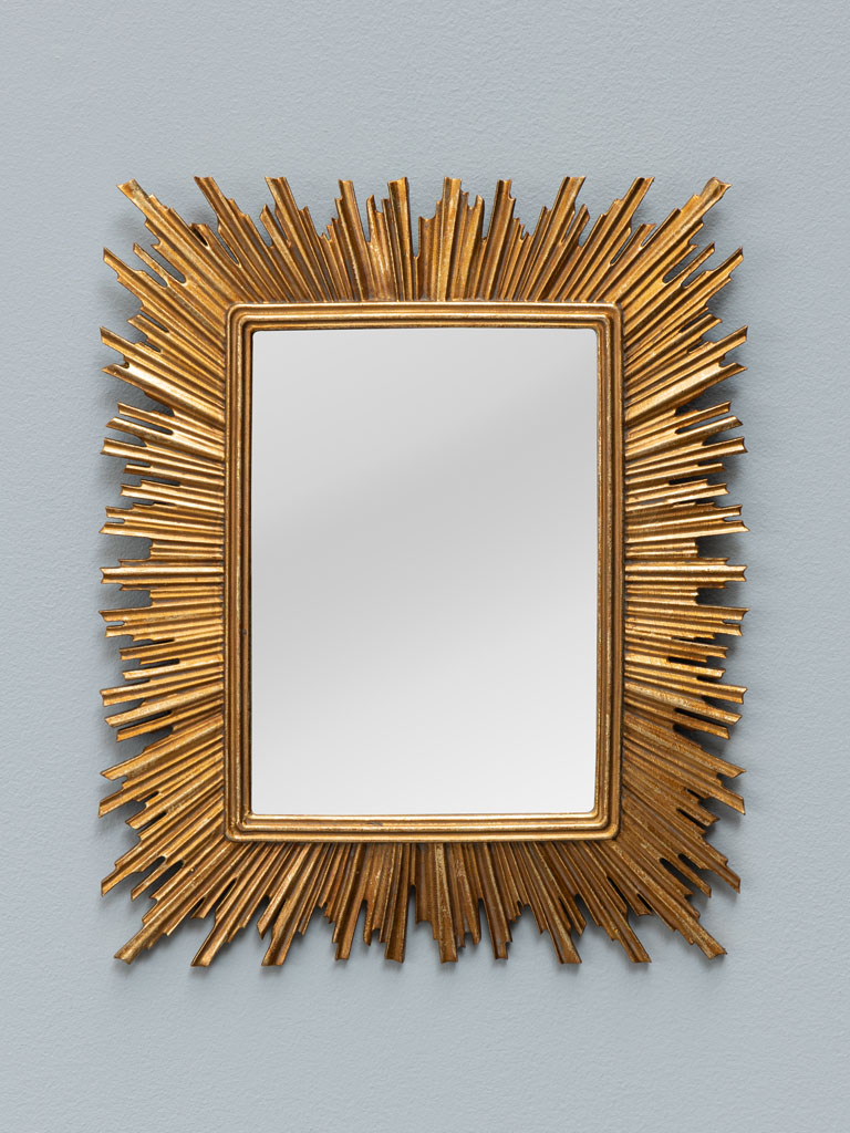 Rectangular convex mirror sun - 1