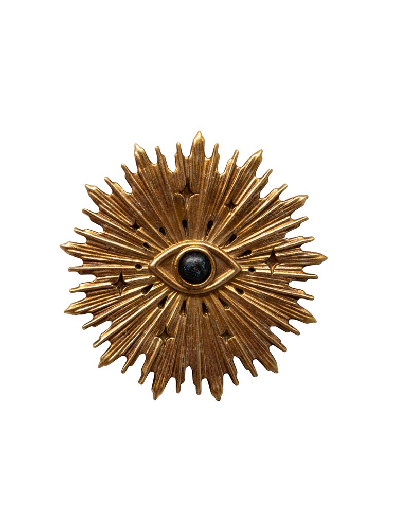 Wall medaillon golden halo with evil eye - 2