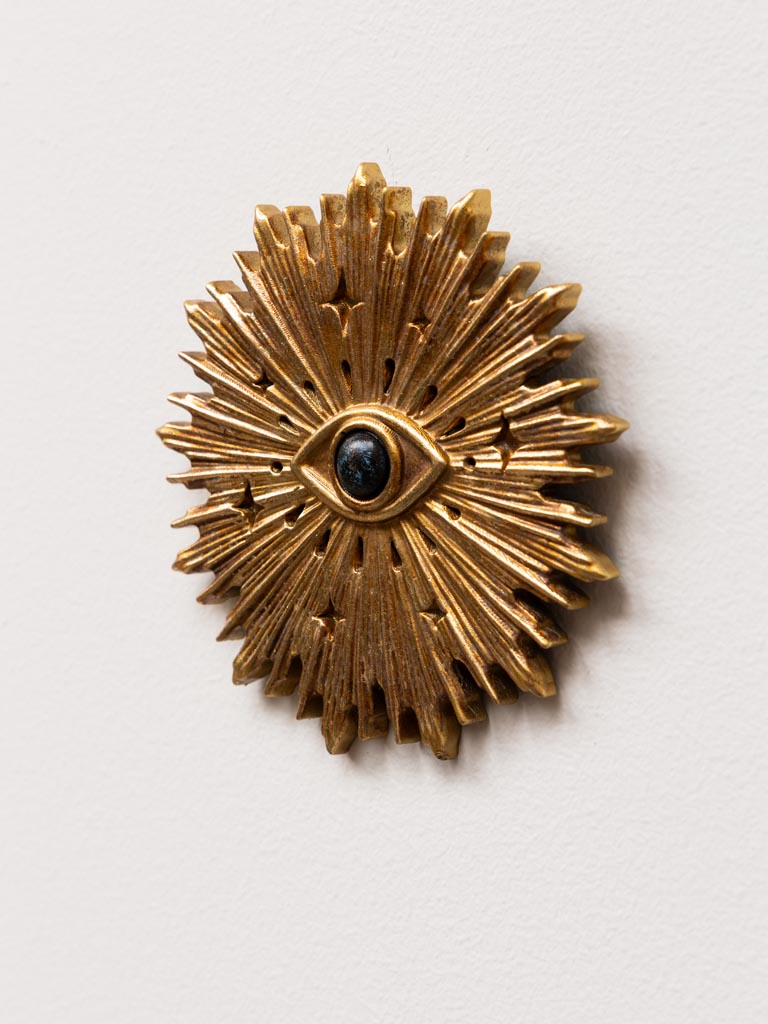 Wall medaillon golden halo with evil eye - 5