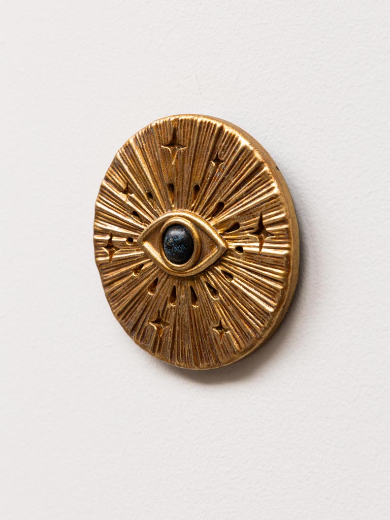 Wall Medaillon golden sun with evil eye - 5