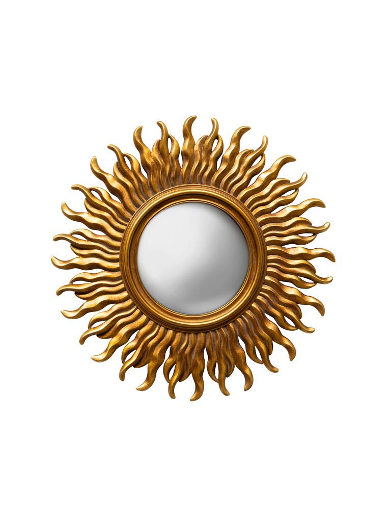 Convex mirror with flames - 2