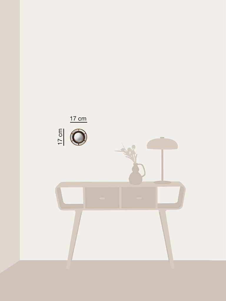 Petit miroir convexe 6 parties - 4