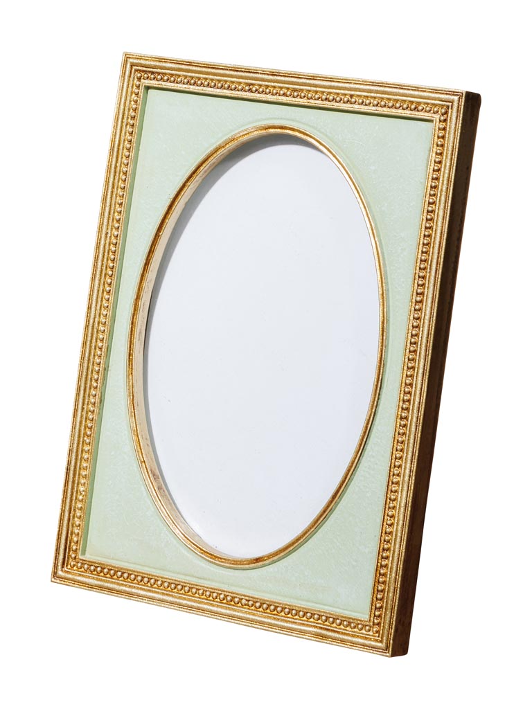 Photo frame green and gold (10x15) - 2