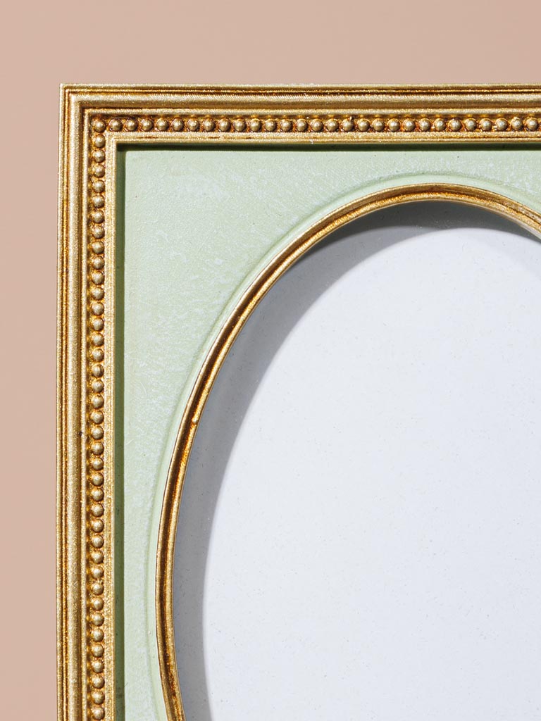 Photo frame green and gold (10x15) - 4