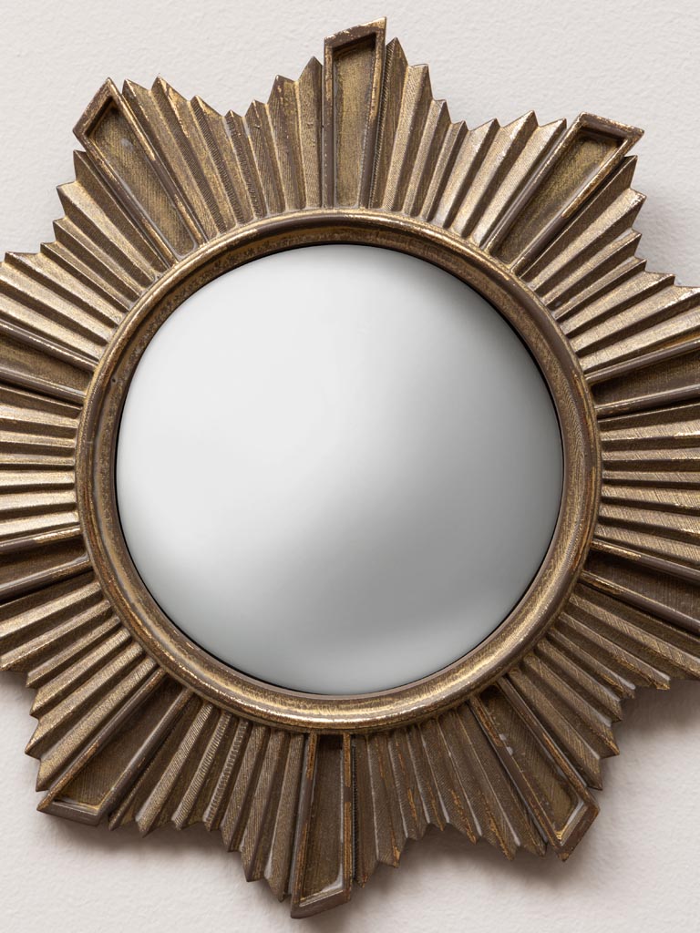 Miroir convexe halo champagne - 3