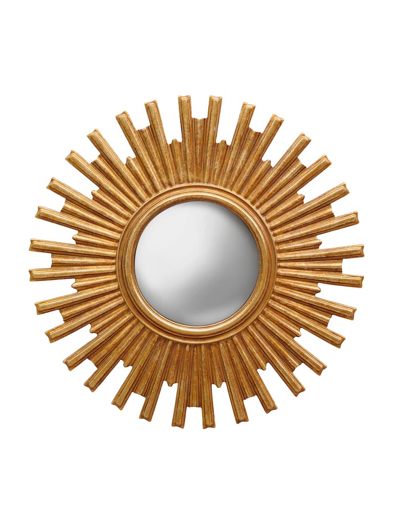 Golden convex mirror Joy - 2