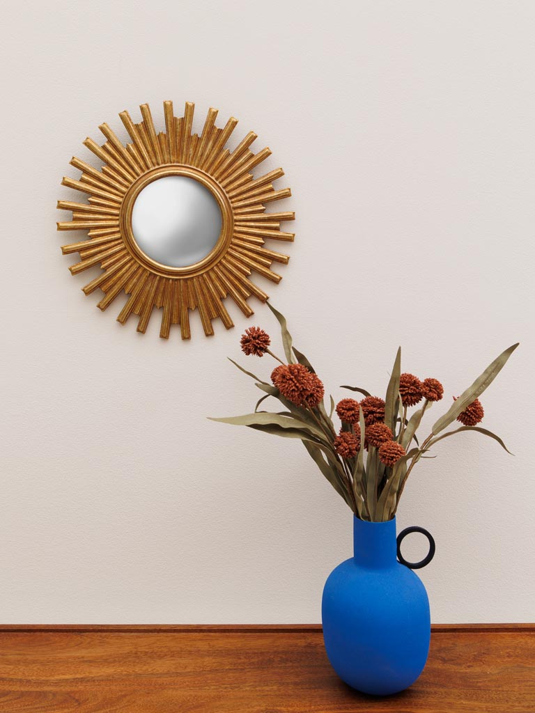 Golden convex mirror Joy - 5