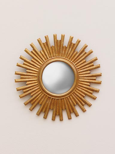 Golden convex mirror Joy