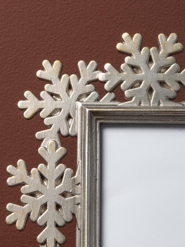 Photo frame silver Snowflake (9x6) - 4