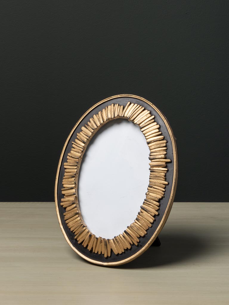 Oval photo frame Beach hut (15x10) - 1