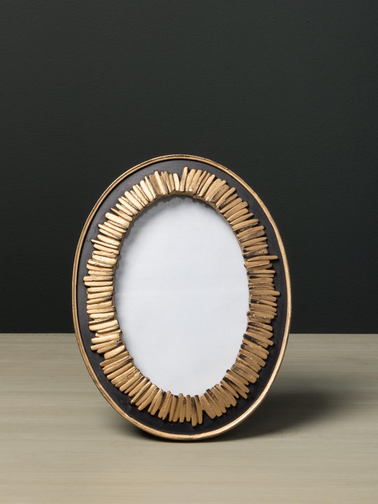 Oval photo frame Beach hut (15x10) - 3