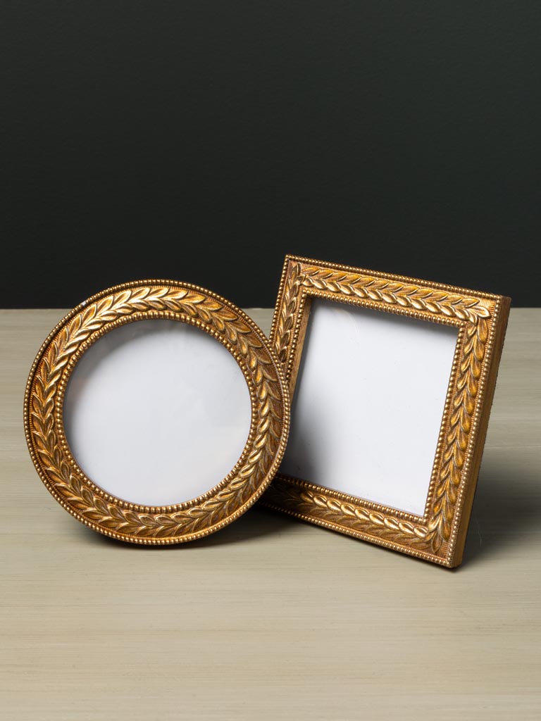 Square flowery photo frame (7x7) - 4