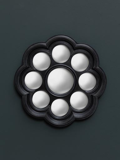 Black convex mirror