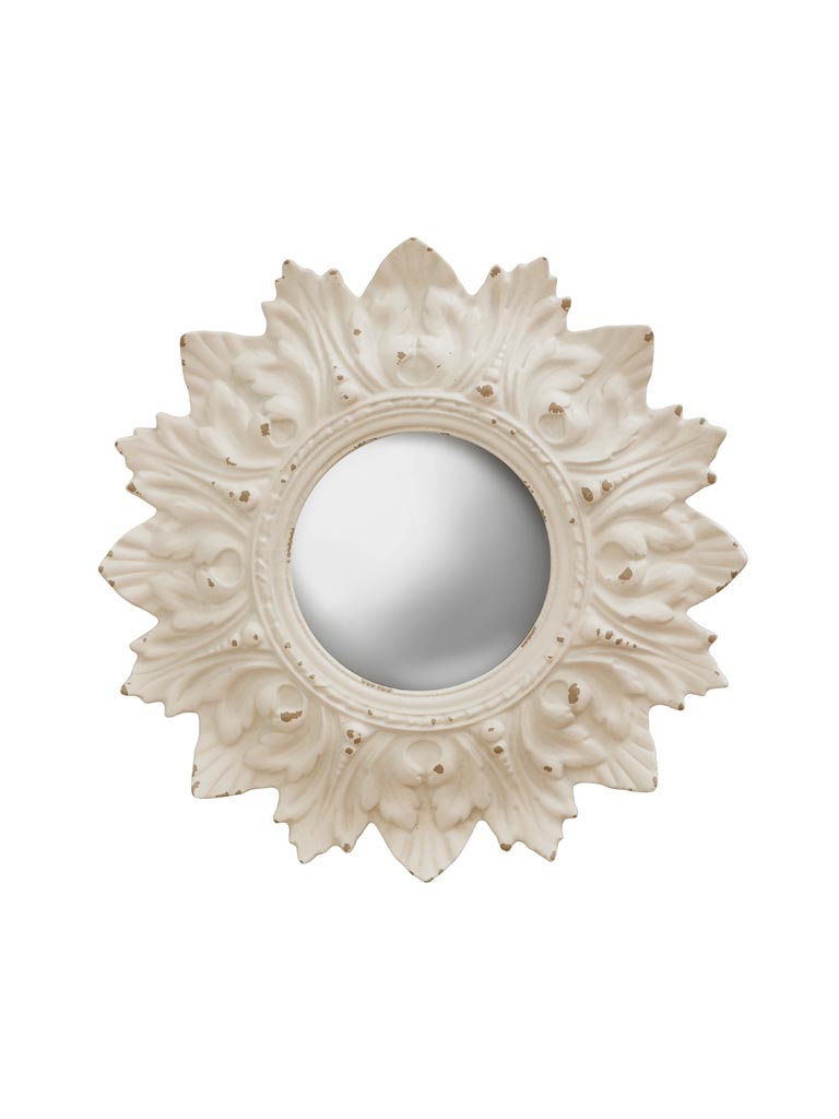 White convex mirror Amaryllis - 2