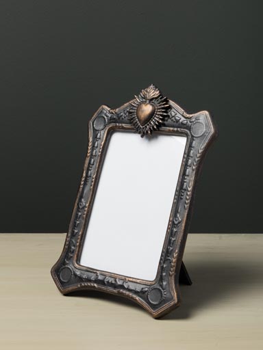 Black photo frame Ex-voto (15x10)