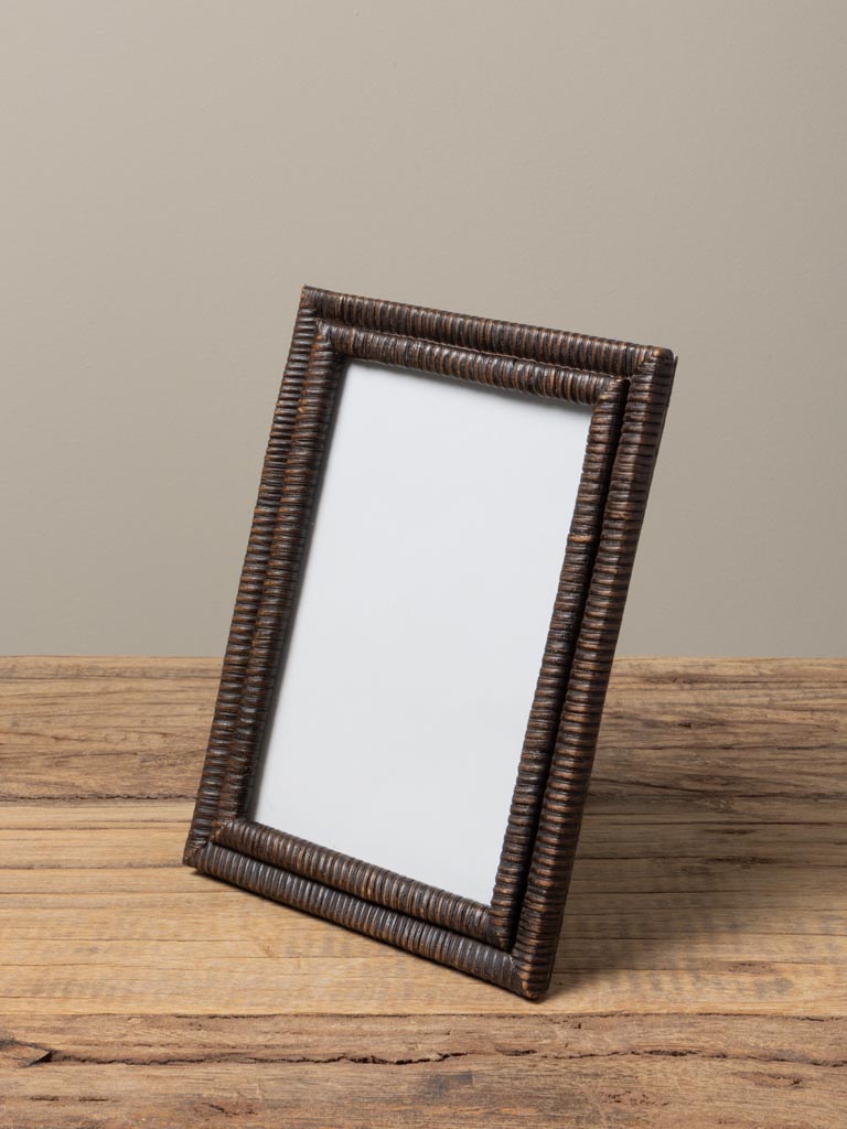 Photo frame dark bamboo style (15x10) - 1