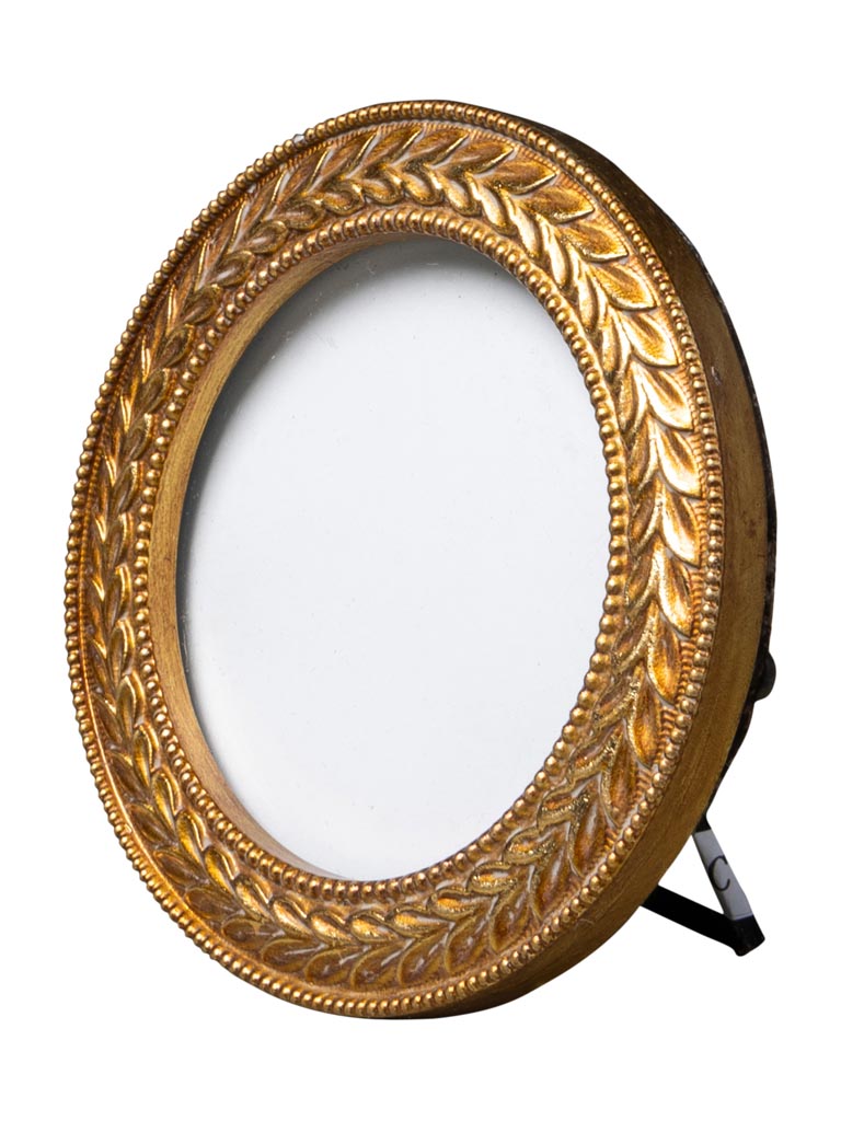 Round flowery photo frame (8x8) - 2
