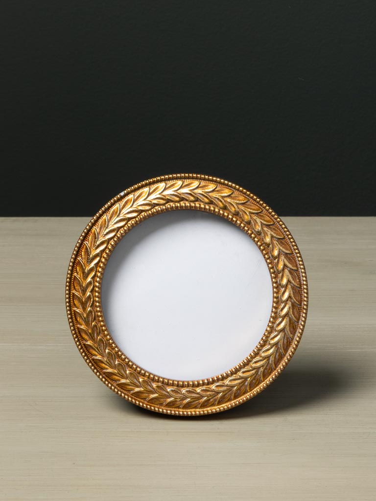 Round flowery photo frame (8x8) - 3