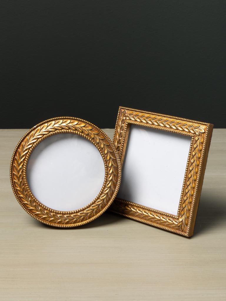 Round flowery photo frame (8x8) - 4