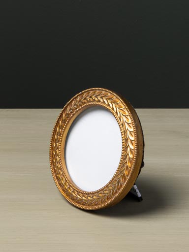 Round flowery photo frame (8x8)