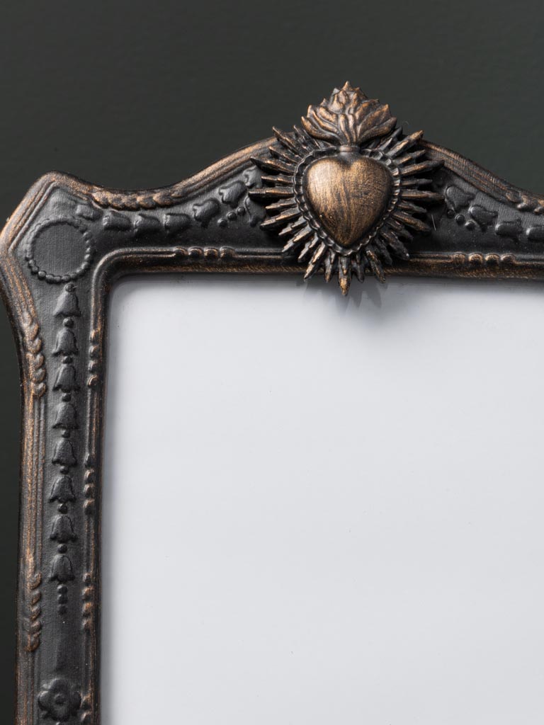 Large black photo frame Ex-voto (18x13) - 3