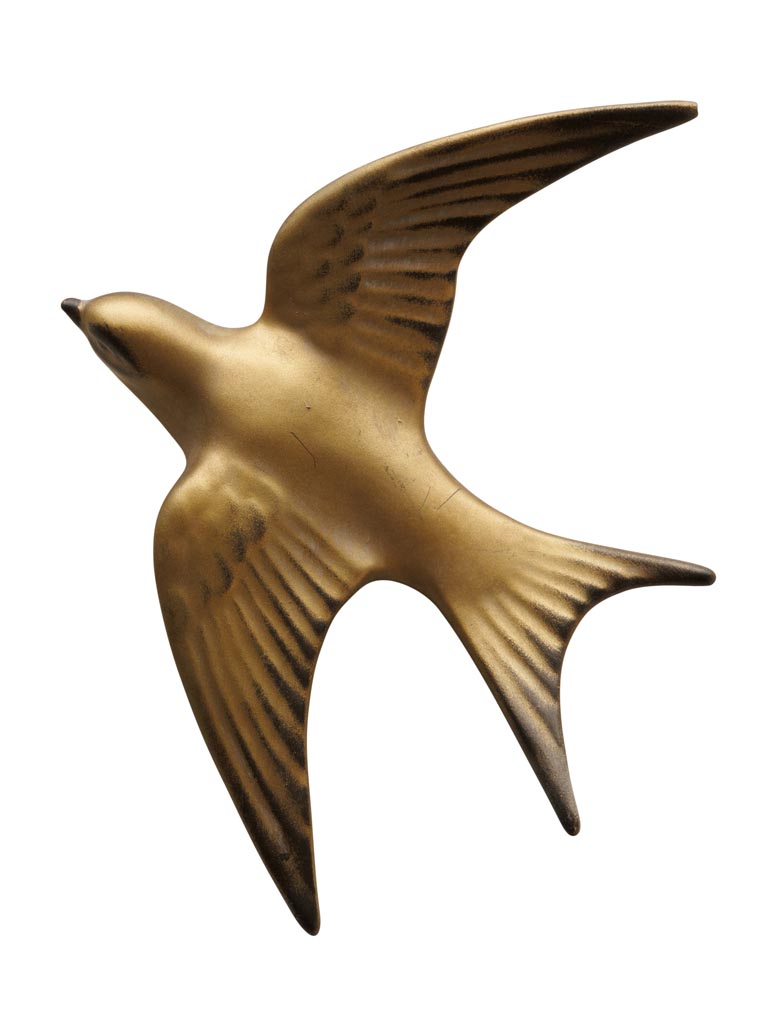 Large wall decor golden swallow - 2