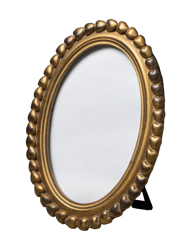 Oval photo frame with heart edge (15x10) - 2