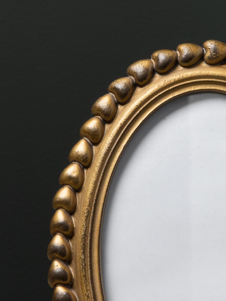 Oval photo frame with heart edge (15x10) - 4