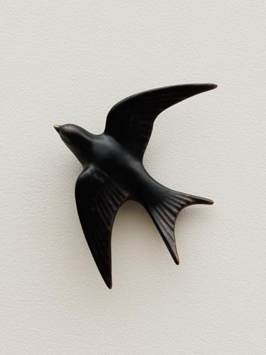 Grande hirondelle murale noire