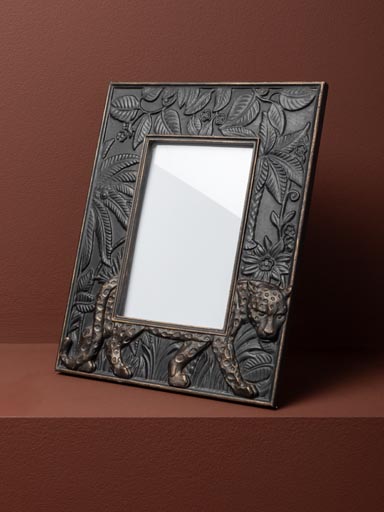 Photo frame with panther in relief (15x10)