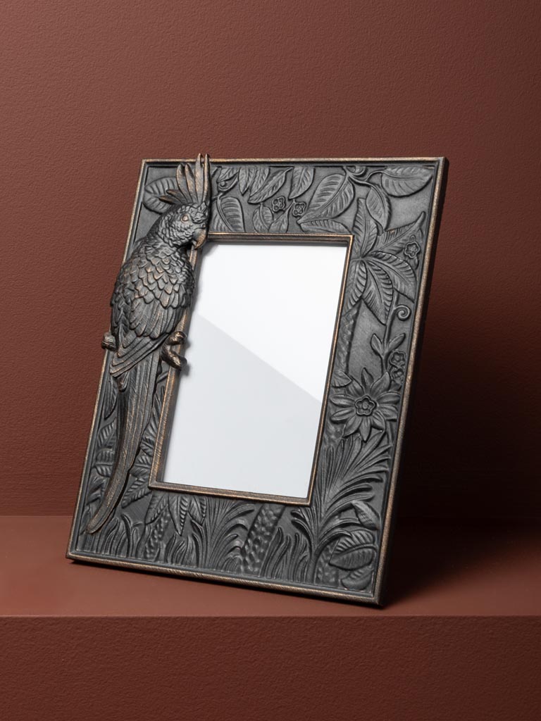 Photo frame with parrot in relief (15x10) - 1
