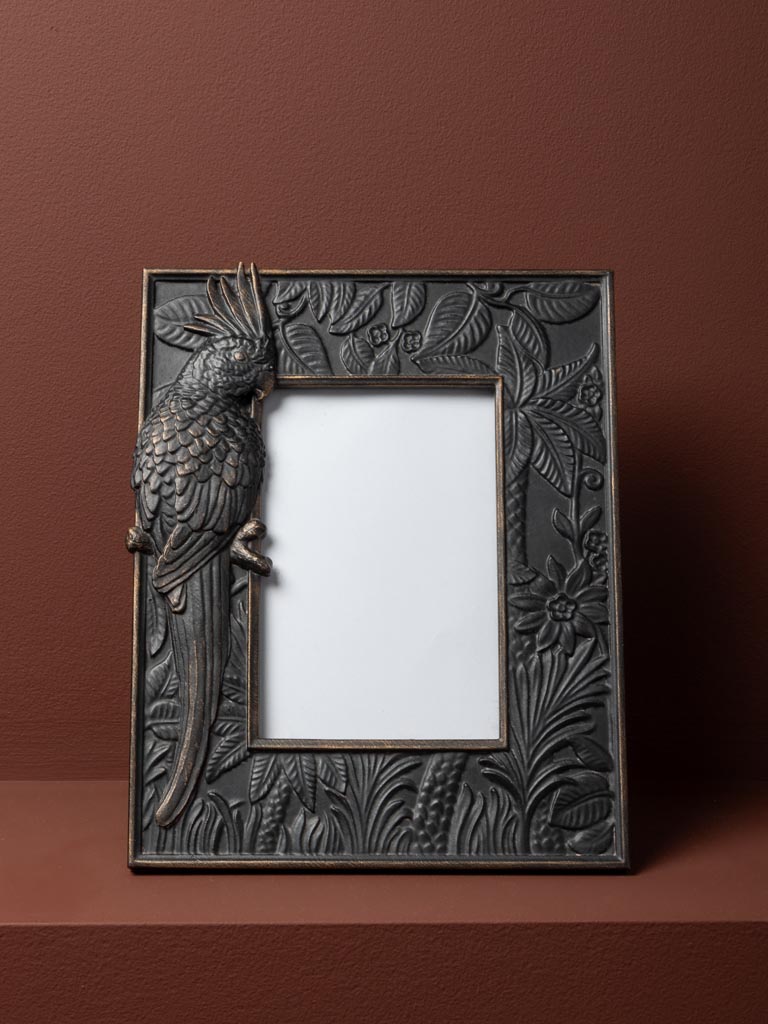 Photo frame with parrot in relief (15x10) - 4