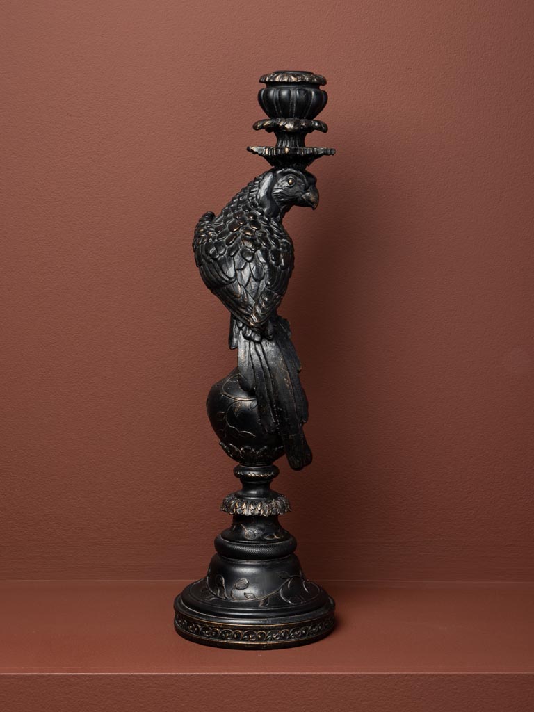 Candlestick black parrot Mufasa - 5